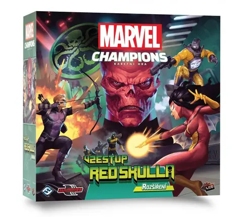ADC Blackfire MARVEL Champions: Rise of the Red Skull - rozszerzenie / Długość gry: 90 minut / Liczba graczy: 1 - 4 / wiek od 14 lat