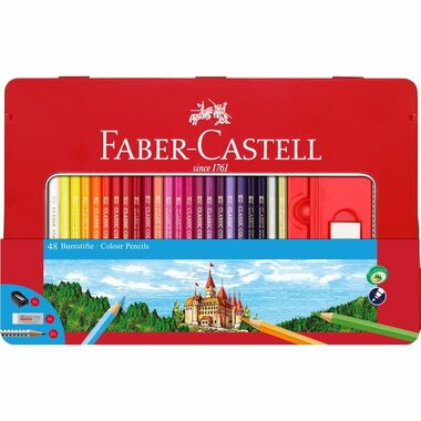 Faber-Castell - Kredki sześciokątne - 48 szt