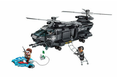 QMAN Police Battle Force 1928 Secret Mission Eagle / zestaw do budowania / 473 sztuki / od 6 lat