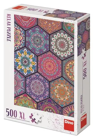 Dino Mandalas / 500 elementów / XL / od 10 lat
