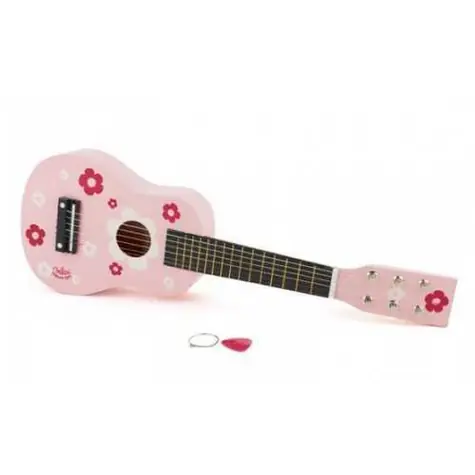 Gitara Vilac Pink w kwiaty / od 3 lat