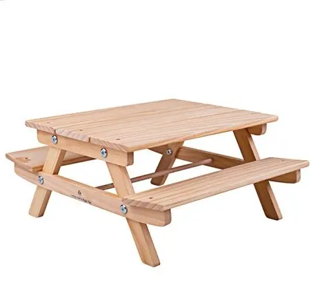 Bigjigs Toys Drewniana ławka piknikowa dla lalek / od 3 lat
