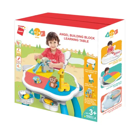 QMAN First Cubes 5501 Stół konstrukcyjny dla małych aniołków / Zestaw / 26 sztuk / od 6 lat