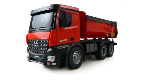 AMEWI Mercedes-Benz Arocs Czerwony / Samochód RC / 1:14 / RTR / Pilot / 2,4 GHz / 400 mAh 7,4 V Li- ION