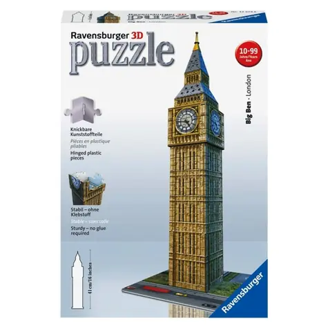 Puzzle 3D Ravensburger Big Ben / 216 elementów / od 10 lat