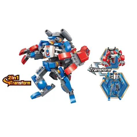 QMAN MechaCorbs 3101-2 Blast Fighter 2w1 / Zestaw / 168 sztuk / od 6 lat