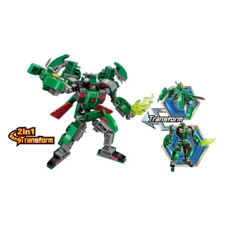 QMAN MechaCorbs 3101-4 Shadow Hunter 2w1 / Zestaw do budowania / 202 sztuki / od 6 lat