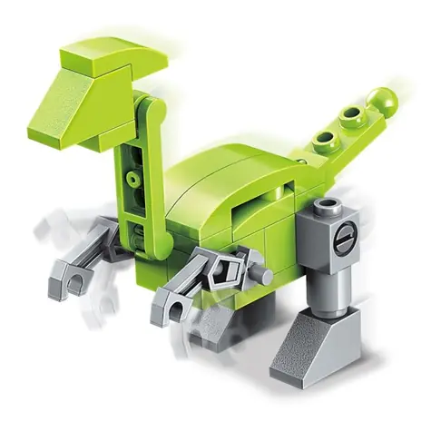 QMAN Squros Extreme Changerble 2102-9 Robot Velocisaurus 3w1 / Zestaw / 29 sztuk / od 6 lat