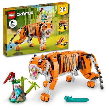 LEGO® Creator 3 w 1 31129 Majestic Tiger / liczba elementów: 755 / od 9 lat