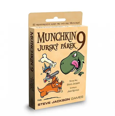 ADC Blackfire Munchkin - rozszerzenie 9. - Jurassic Sausage / Długość gry: 45 minut / Liczba graczy: 2 - 8 / od 10 lat
