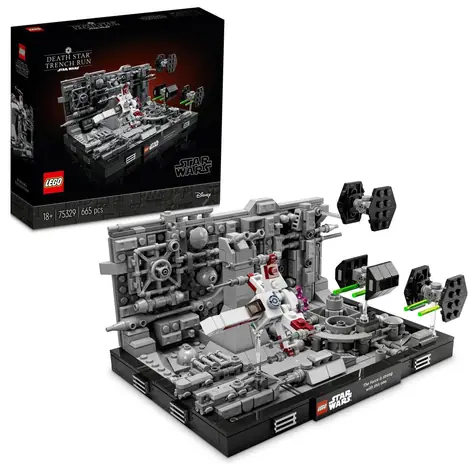 LEGO® Star Wars™ 75329 Atak na Gwiazdę Śmierci - diorama / Liczba elementów: 665 / od 18 lat / wyprzedaż