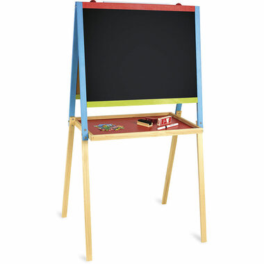 Jeujura Drewniana tablica wielofunkcyjna 56x43 cm z akcesoriami / od 3 lat