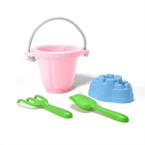 Zestaw do piasku w kolorze różowym Green Toys / od 18 miesięcy