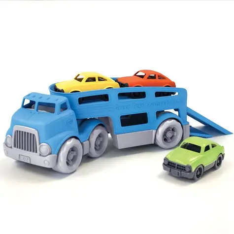Ciągnik Green Toys z samochodami / od 3 lat
