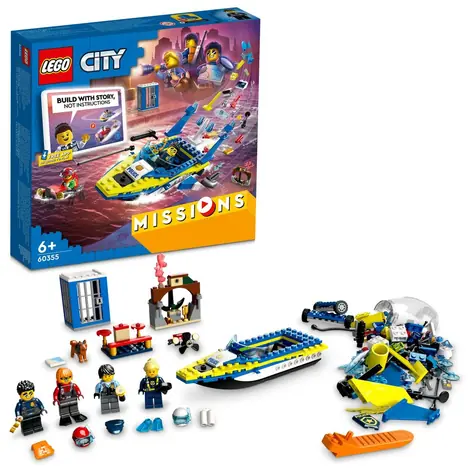 LEGO® City 60355 Misja detektywistyczna straży przybrzeżnej / Liczba elementów: 278 / od 6 lat