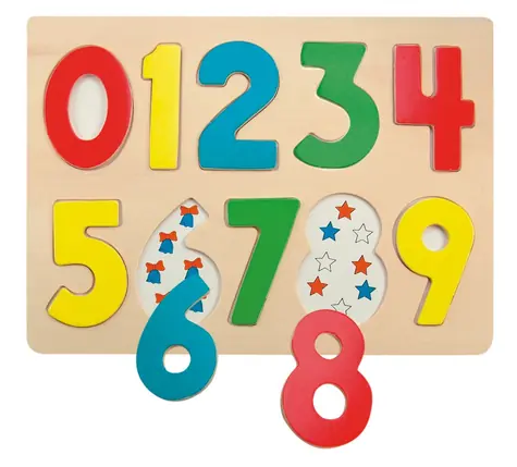 Puzzle Woody na planszy "Liczby z biedronkami" / od 3 lat