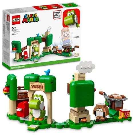 LEGO® Super Mario™ 71406 Dom prezentów Yoshiego - zestaw rozszerzeń / Liczba elementów: 246 / od 6 lat