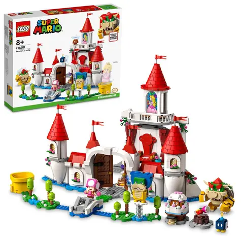LEGO® Super Mario™ 71408 Zamek Peach - zestaw rozszerzający / Liczba elementów: 1216 / od 6 lat