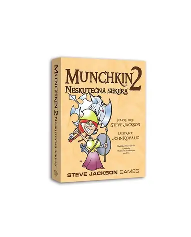 ADC Blackfire Munchkin - dodatek 2. - Unreal Axe / Długość gry 90 minut / Liczba graczy 3 - 6 / od 10 lat