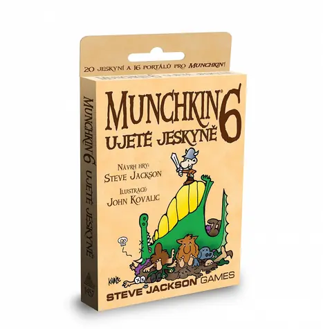 ADC Blackfire Munchkin - rozszerzenie 6. - Traveled Caves / Czas trwania gry 90 minut / Liczba graczy 3 - 6 / od 10 lat