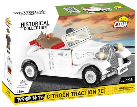 Cobi 2264 Citroen Traction 7C / 1:35 / 199 kostek / od 8 lat 