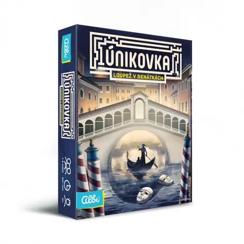 Gra ucieczkowa Albi - Napad w Wenecji / Czas trwania gry: 60 minut / Liczba graczy: 1-6 / Od 12 lat