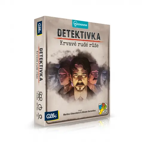 Albi Detective - Blood Red Roses / gra karciana / Czas trwania gry: 60+ minut / Liczba graczy: 1-6 / od 12 lat