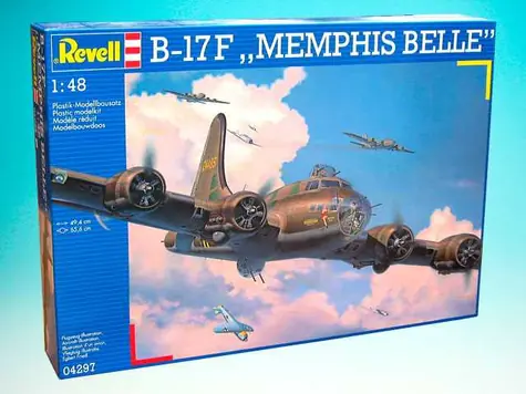Revell B-17F Memphis Belle / model plastikowy / 1:48 / 107 części / trudność 5 / od 13 lat