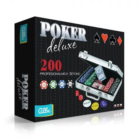 Albi Poker deluxe (200 żetonów) / Liczba graczy: 2+ / od 8 lat