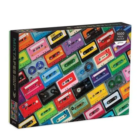 Galison Puzzle Mixtapes / 1000 sztuk / od 8 lat