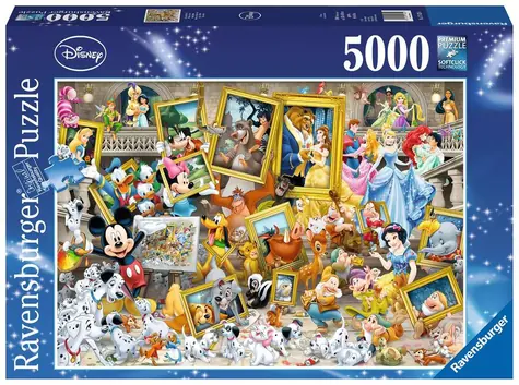 Ravensburger Disney: Portrety postaci / 5000 sztuk / od 12 lat