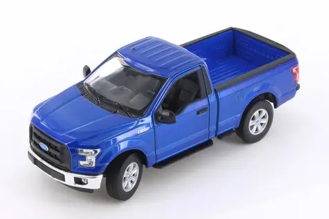 Welly - Ford F-150 Regular Cab (2015) niebieski / 1:34 / od 3 lat