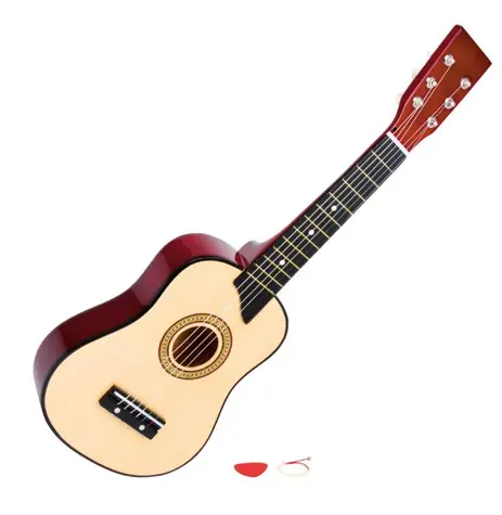 Drewniana gitara zabawkowa dla dzieci Small Foot , naturalna / od 3 lat