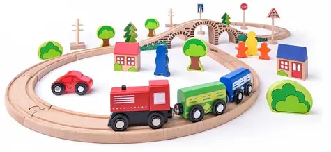 Woody Train Track „Eight with Train” 40 części / od 3 lat