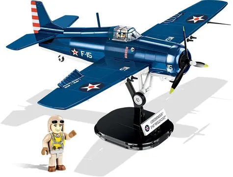 Cobi 5731 Amerykański samolot myśliwski Grumman F4F Wildcat / 1:32 / 375 kostek / 1 f / od 8 lat 