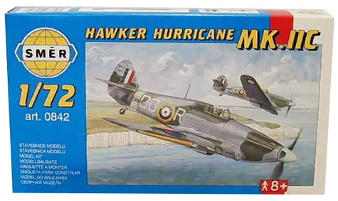 Směr Hurricane MK.IIC / Model plastikowy / 1:72 / 40 elementów / od 8 lat