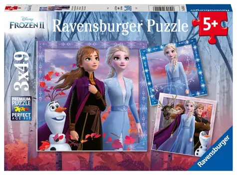 Ravensburger - Puzzle - Lodowe Królestwo 2 - 3x49 elementów / od 5 lat