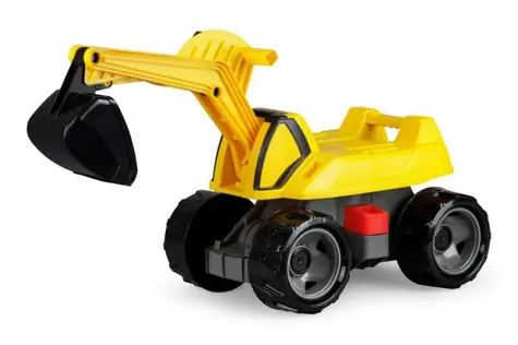 Koparka Lena Giga TRUCKS żółta / od 3 lat
