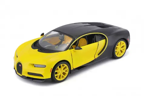 Maisto Bugatti Chiron żółty / skala 1:24 / od 3 lat