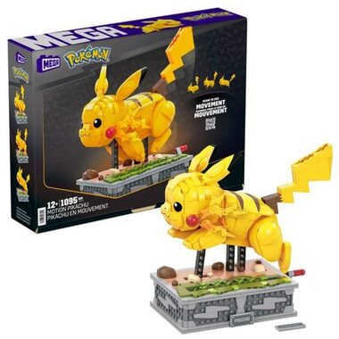 Mattel HGC23 Mega CONSTRUX Kolekcjonerski Pokémon Pikachu / Liczba kostek 1092 / od 12 lat