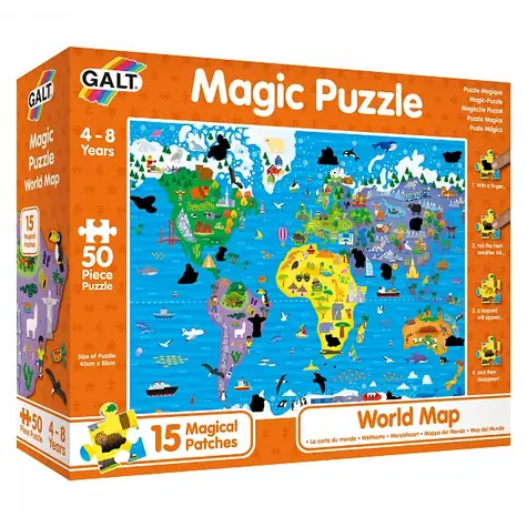 Galt Magic Puzzle - Mapa świata / od 4 lat