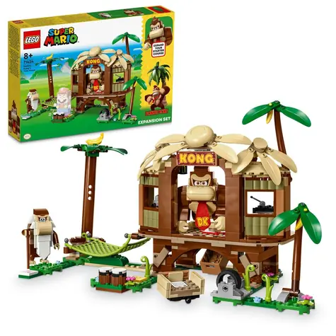 LEGO® Super Mario™ 71424 Domek na drzewie Donkey Konga - zestaw rozszerzający / Liczba elementów: 555 / od 8 lat