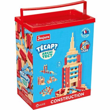 Jeujura Zestaw drewniany Técap Architect 120 części / od 4 lat