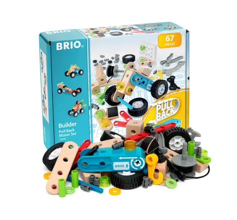 Brio Zestaw budowlany BUILDER z systemem pull-back / od 3 lat  
