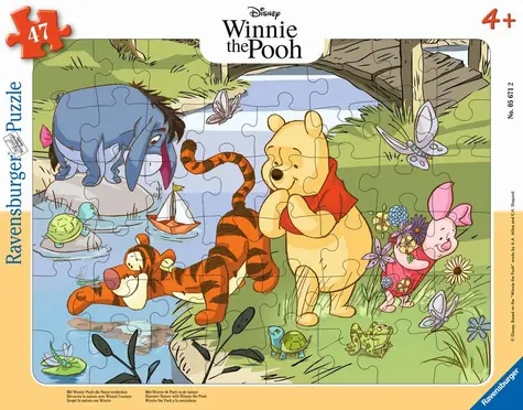Ravensburger Disney: Kubuś Puchatek odkrywa naturę / 47 elementów / od 4 lat 