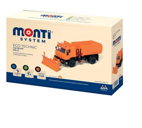 Zestaw konstrukcyjny SEVA Monti Eco Technic / 50 części / skala: 1:48 / od 6 lat