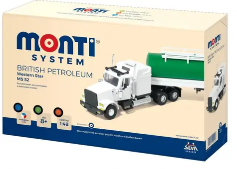 Zestaw konstrukcyjny SEVA Monti British Petroleum / 200 części / skala: 1:48 / od 8 lat