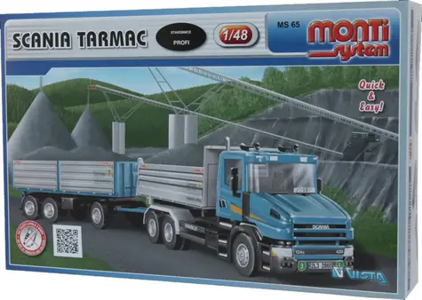Zestaw SEVA Monti Scania Tarmac / 200 części / skala: 1:48 / od 8 lat