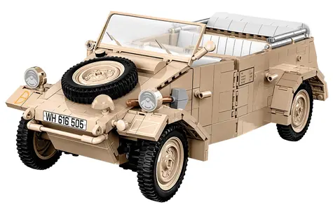 Cobi 2803 Niemiecki samochód dowodzenia Kübelwagen PKW TYP 82 / 1:12 / 1326 klocków / od 11 lat