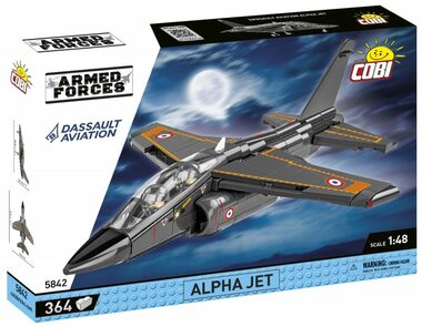 Cobi 5842 Dassault Alpha JET Francuski lekki myśliwiec / 1:48 / 364 kostki / od 8 lat